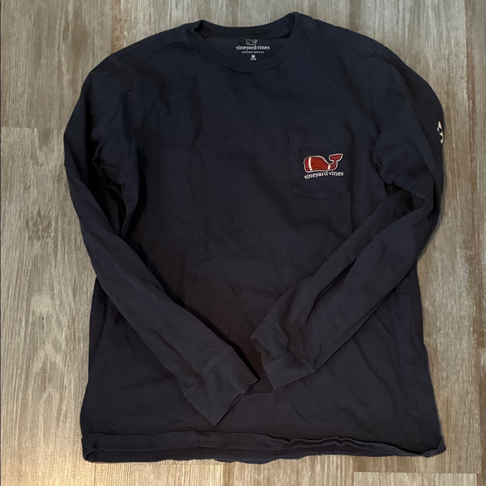 Vineyard Vines boys Dark Blue Long Sleeve Tee